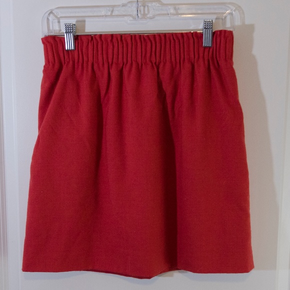 J. Crew Dresses & Skirts - Red J Crew Sidewalk Skirt 2